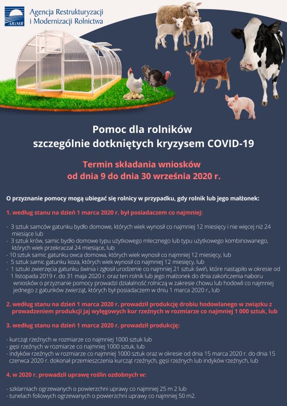 pomoc rolnicy covid 140920