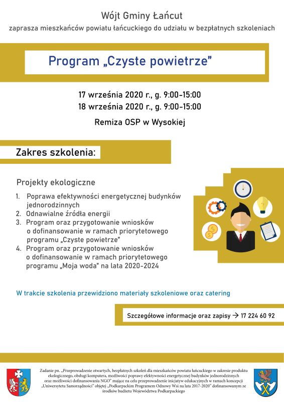 uniw sam szkolenie czyste pow plakat