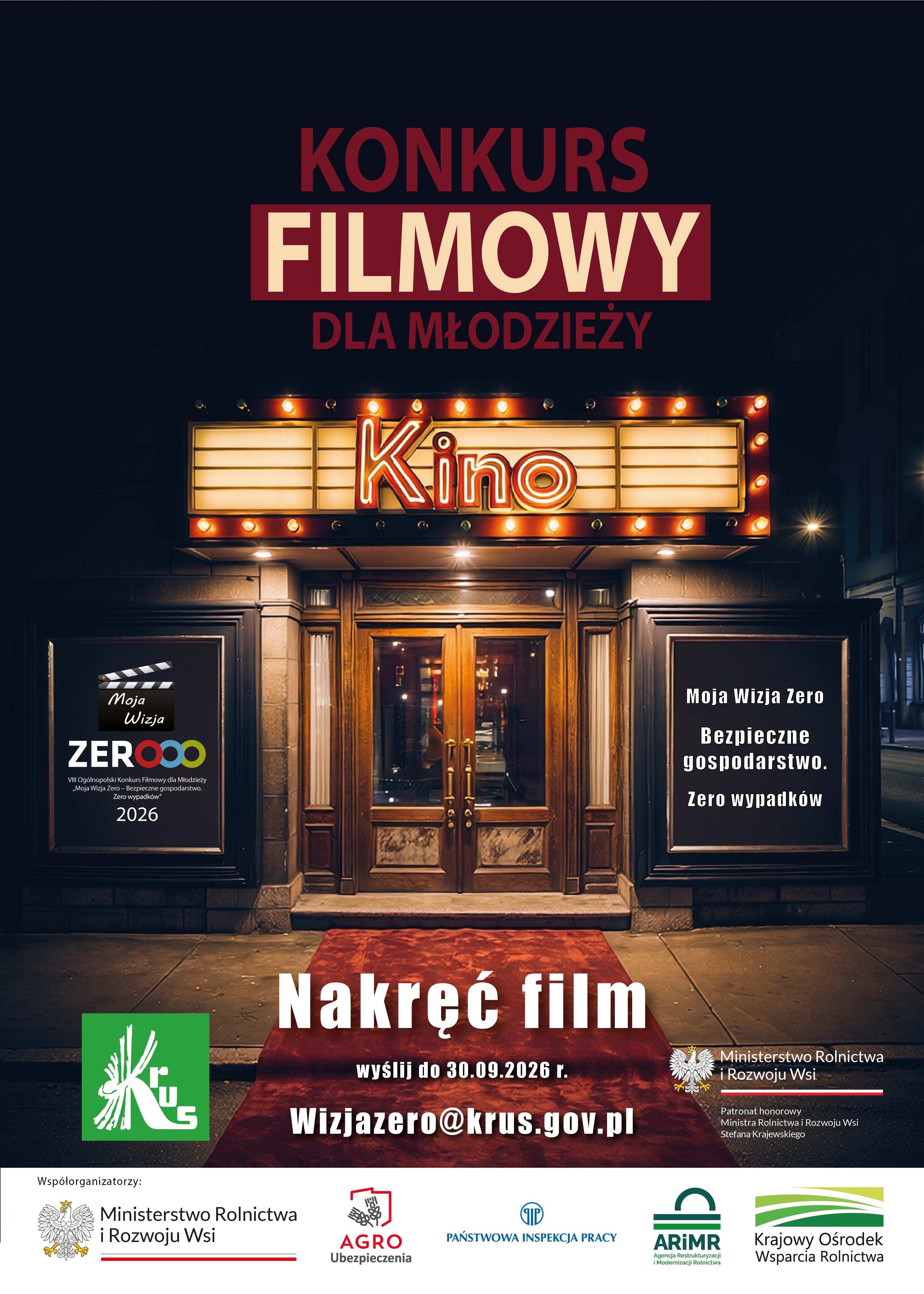 Plakat Moja wizja zero 