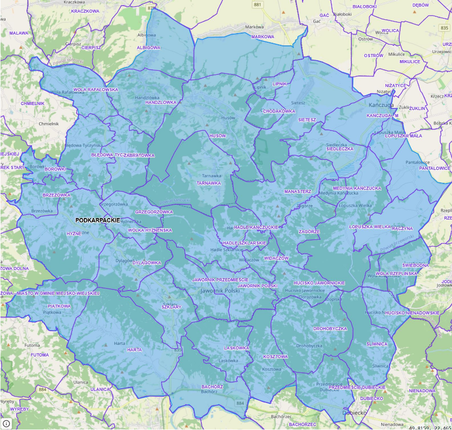mapa strefa zakazona styczen 2026