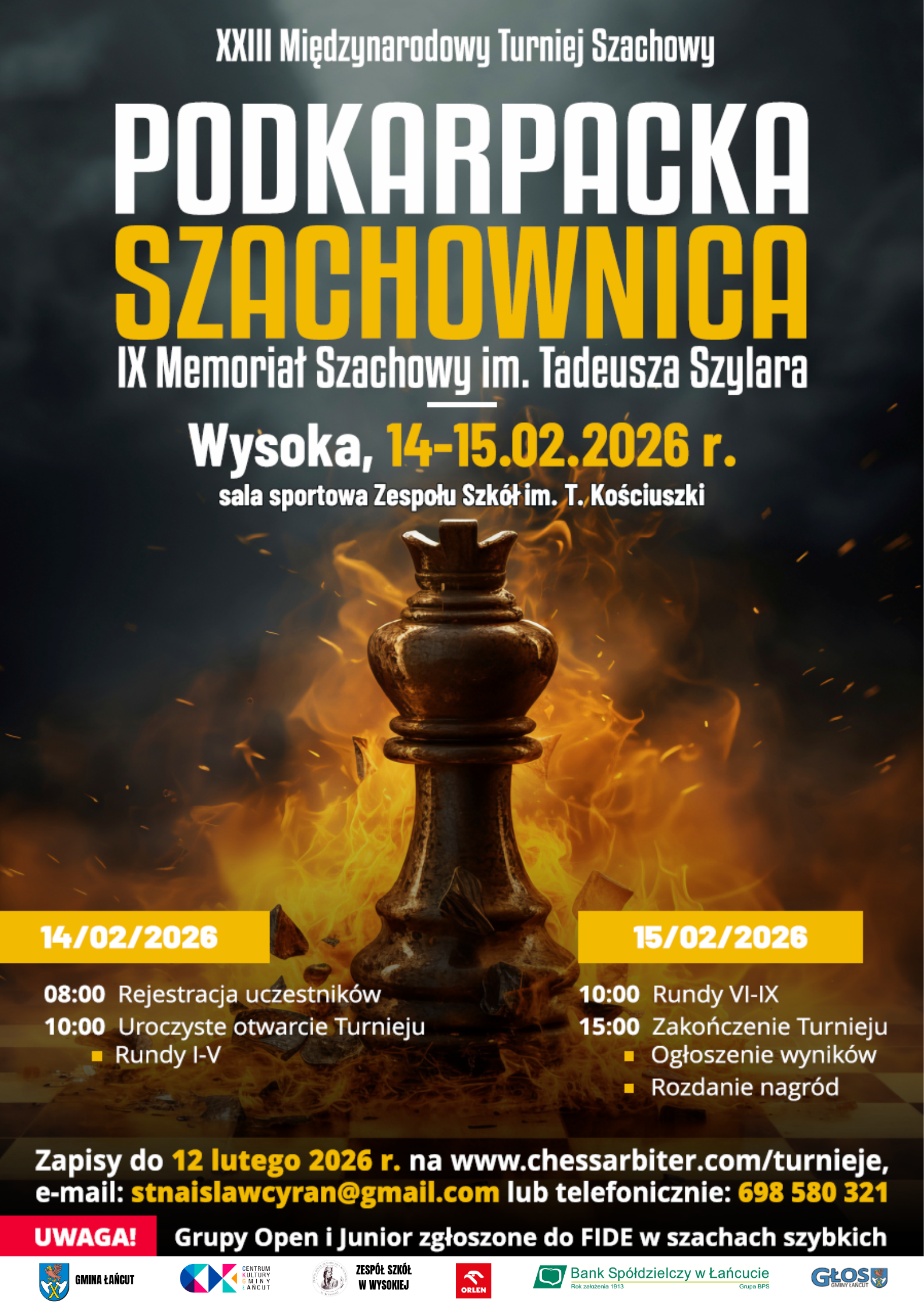 plakat szachownica 2026