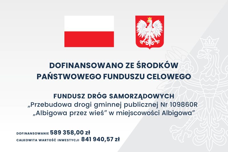 fds tablica przez wieś alb